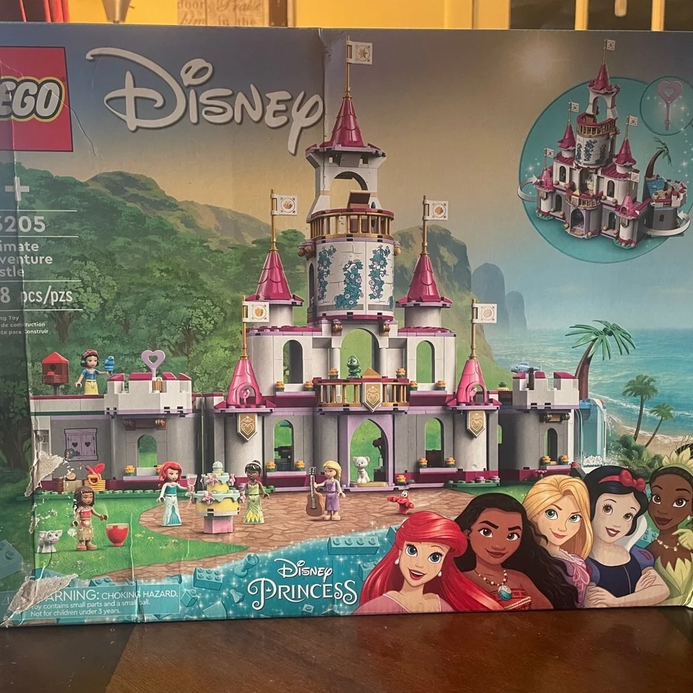 LEGO Retired Disney Princess Ultimate Adventure Castle 43205 100% Complete Set